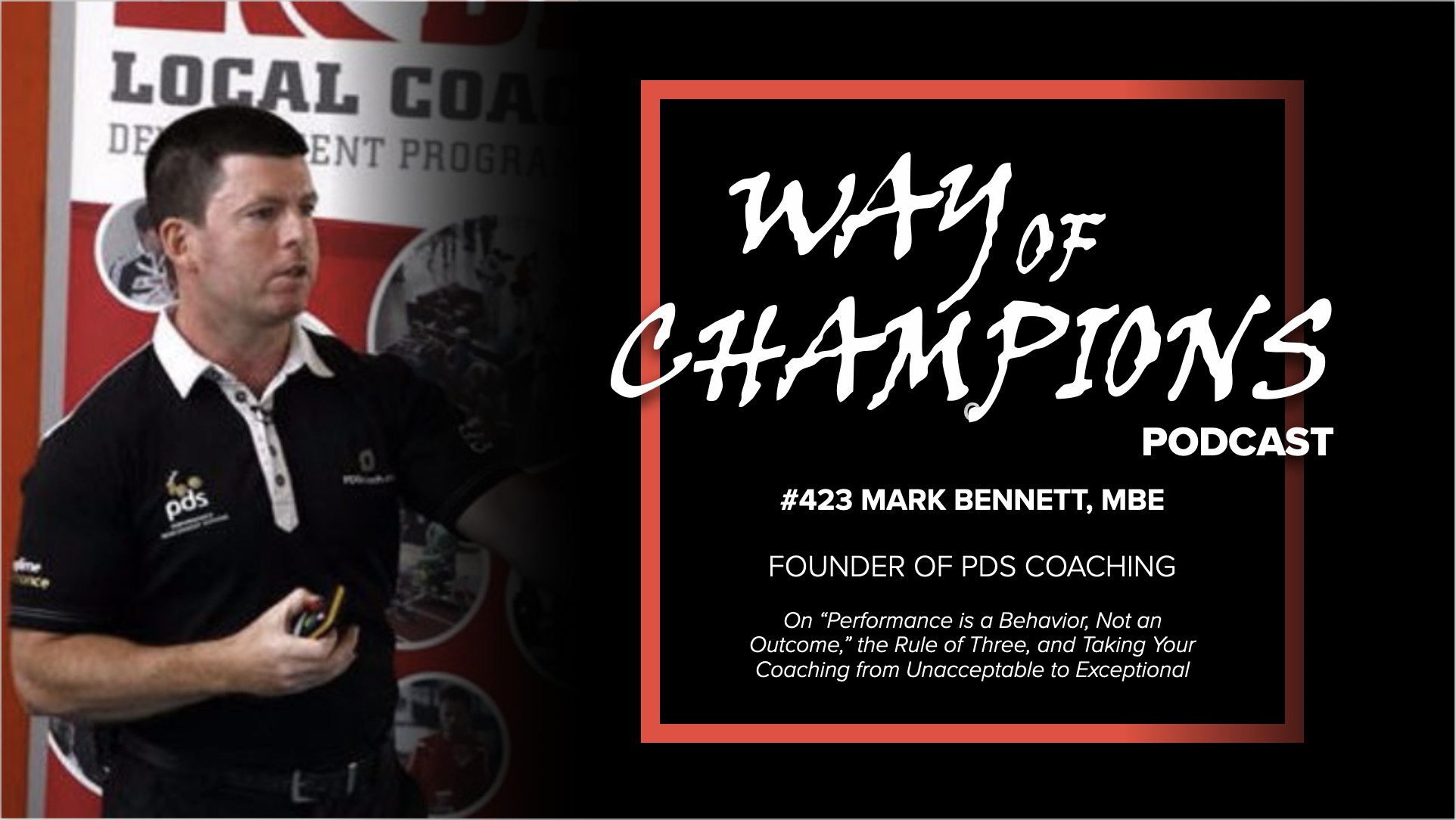 #423 Mark Bennett, MBE